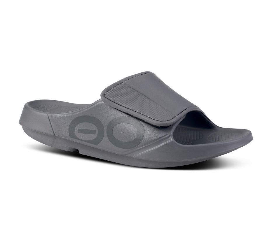 Oofos Women's Ooahh Sport Flex - Slide Dark Grey ( WORFN-9683 )